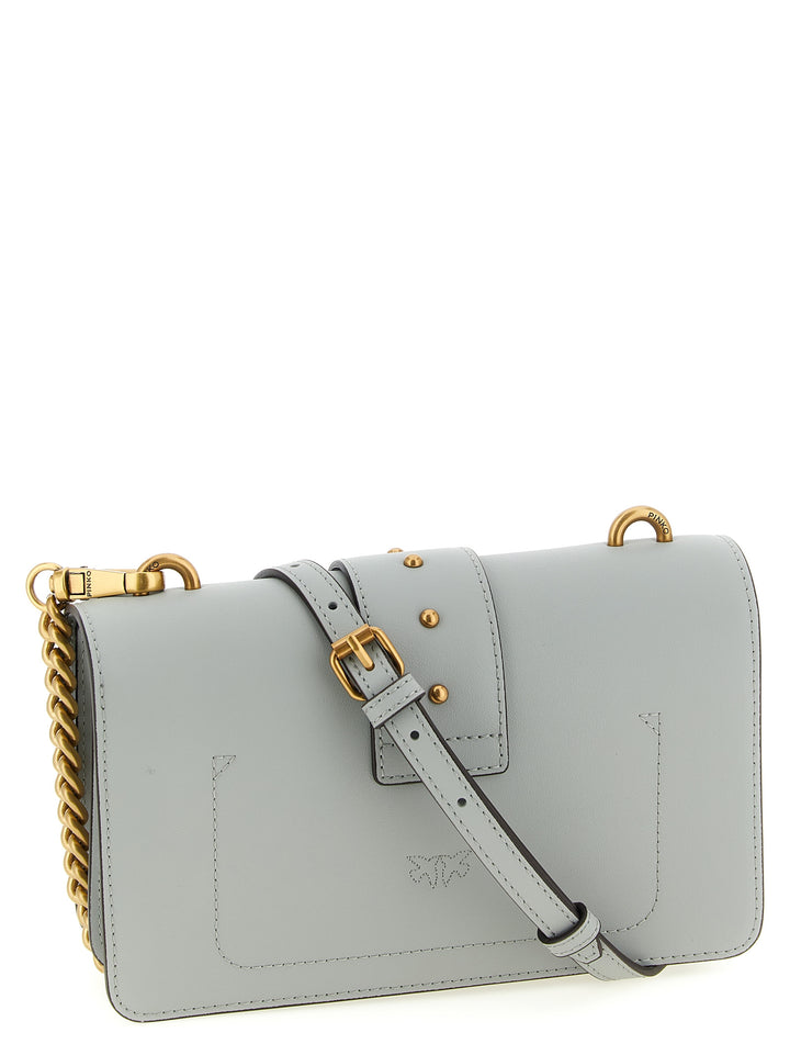 Pinko Love One Mini Crossbody Bags - Gray | bc871c22f00f736d695fcff3807bcbefb321fd2f