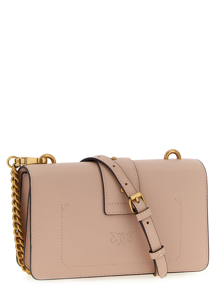 Pinko Love One Mini Crossbody Bags - Pink | 5e335a724e186b91bbe50833863dbbd483a960a2