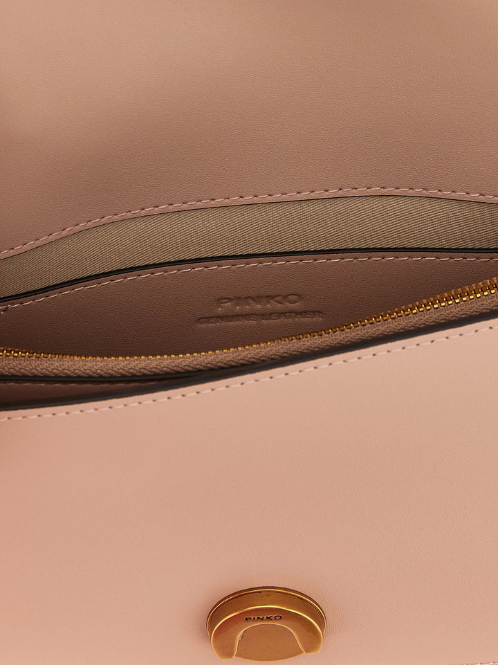 Pinko Love One Mini Crossbody Bags - Pink | 93efad978978905964532a7f4349f0704237e4e1