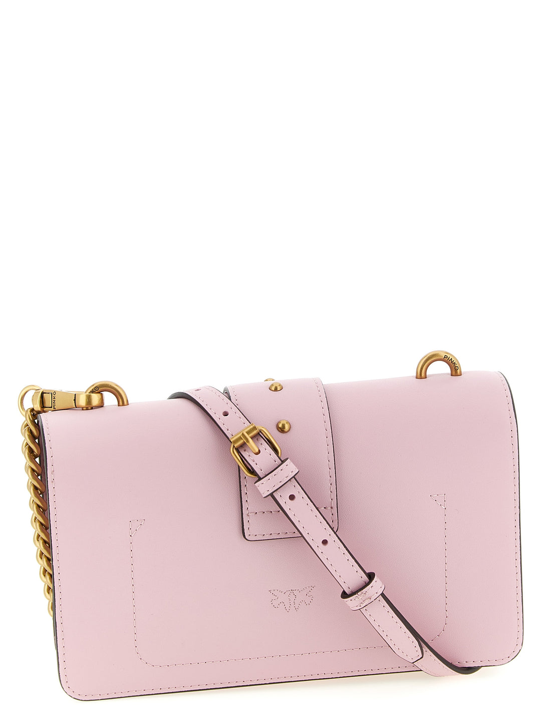 Pinko Love One Mini Crossbody Bags - Pink | 32ecdaad081afc9be8a10d0d72b696d27963a46d