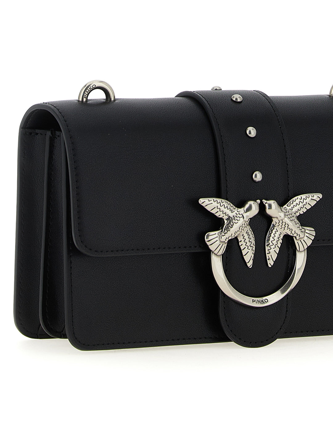 Pinko Love One Mini Crossbody Bags - Black | b5422acc13cd79c3ef5db0be54be98f47e1552a6