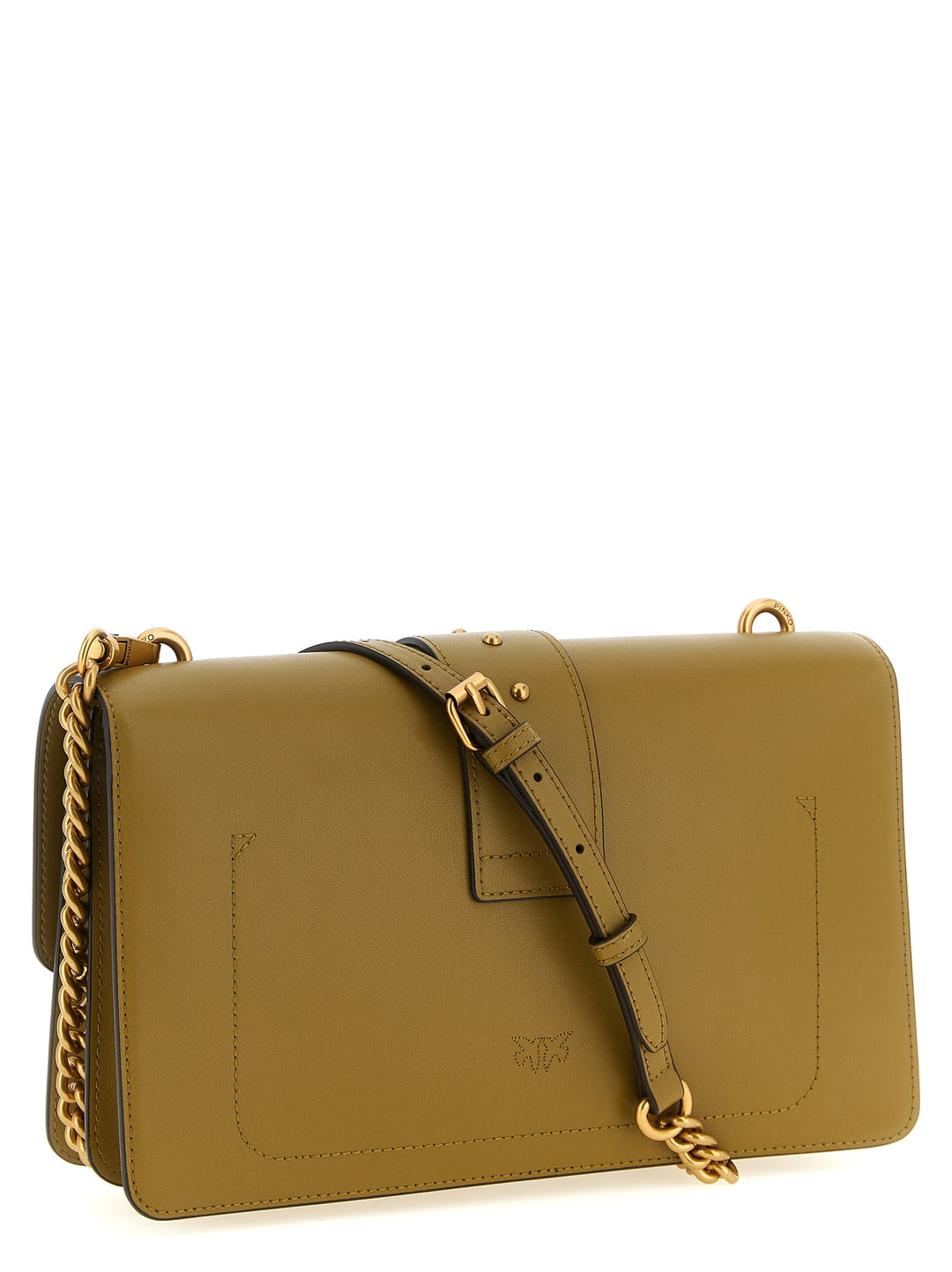 Pinko Love One Classic Crossbody Bags - Green | 7d8cc7f616262419520bab667a8ecccdd5a75744