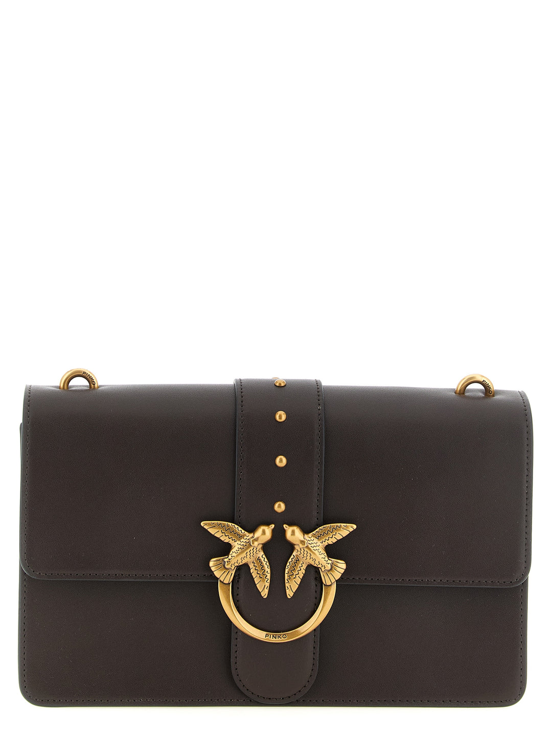 Pinko Love One Classic Crossbody Bags - Brown | 29d53031aff071f390174357a1e0809cc673ce67