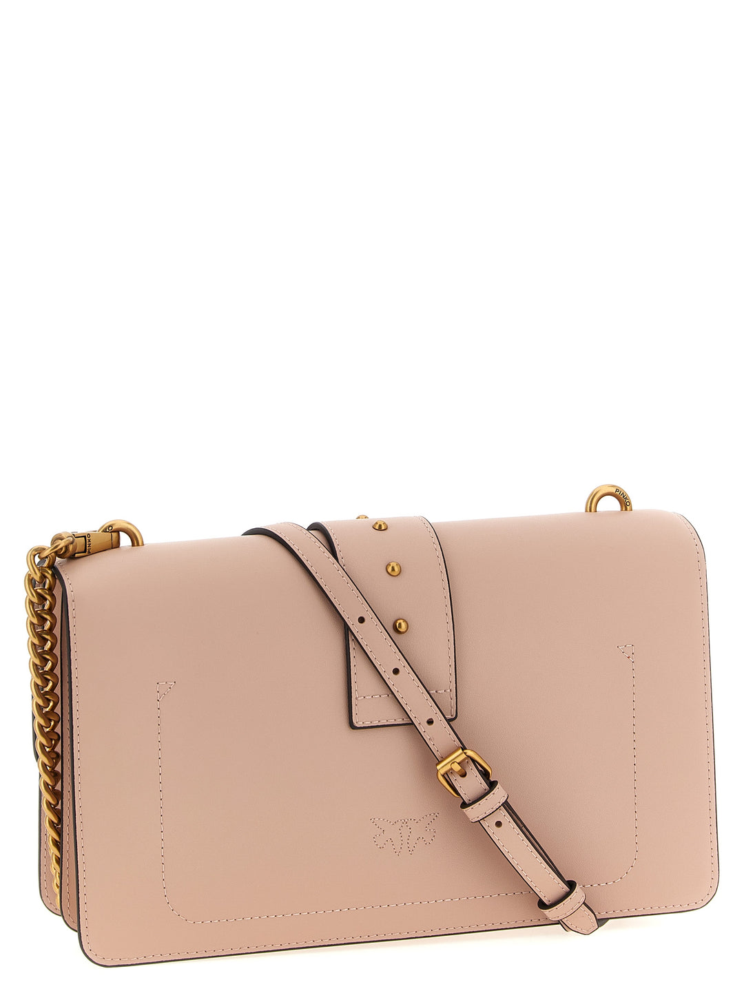 Pinko Love One Classic Crossbody Bags - Pink | 4f4848aac4899304cd6cf5a5a7b1180df4e25646