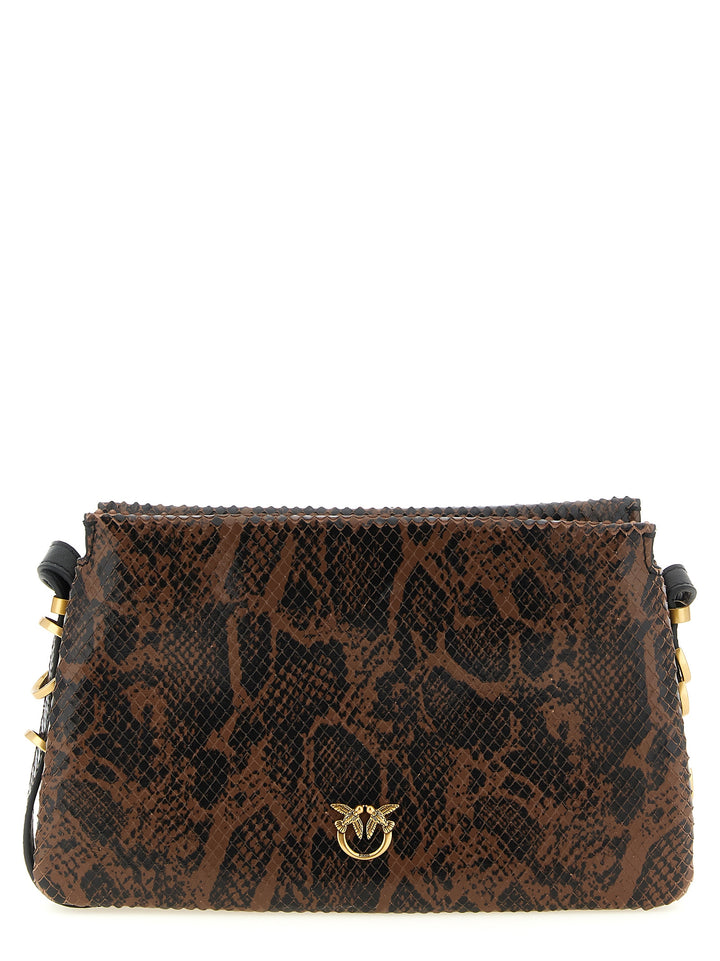 Pinko Love Birds Crossbody Bags - Brown | 4e88468dc4ccf6e66fcdbf1415a3aba302e7d9d6