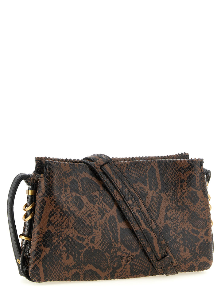 Pinko Love Birds Crossbody Bags - Brown | 2876fb4303e6e8f27696fa079785d5f45aa90013