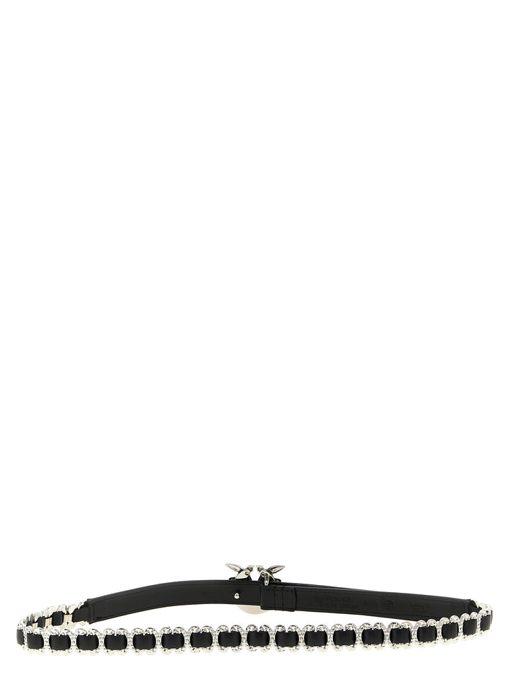 Pinko Love Birds Belts - Black | 36f4d283b7e28548e0614926e79ff2fac698b613