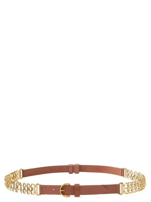 Chain Insert Belt Brown