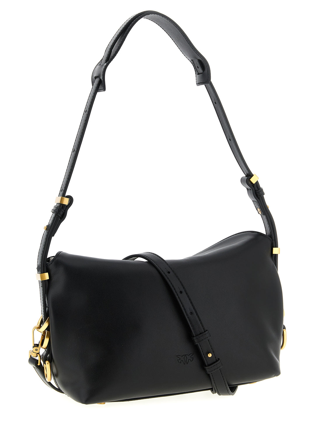 Pinko Saddle Baguette Shoulder Bags - Black | 2015ecb934f86c239225bf0cf7dea3b8159f6a00