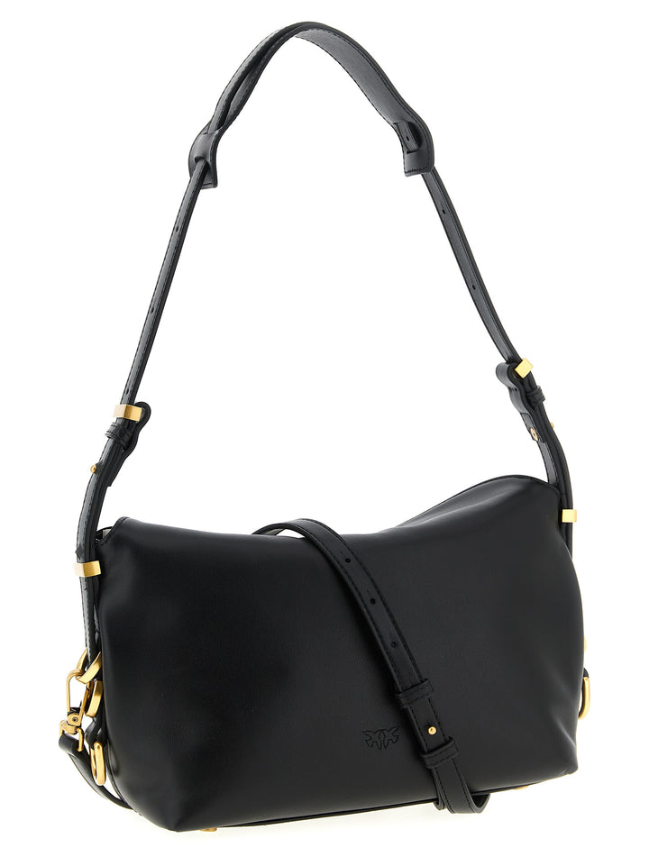 Pinko Saddle Baguette Shoulder Bags - Black | 2015ecb934f86c239225bf0cf7dea3b8159f6a00