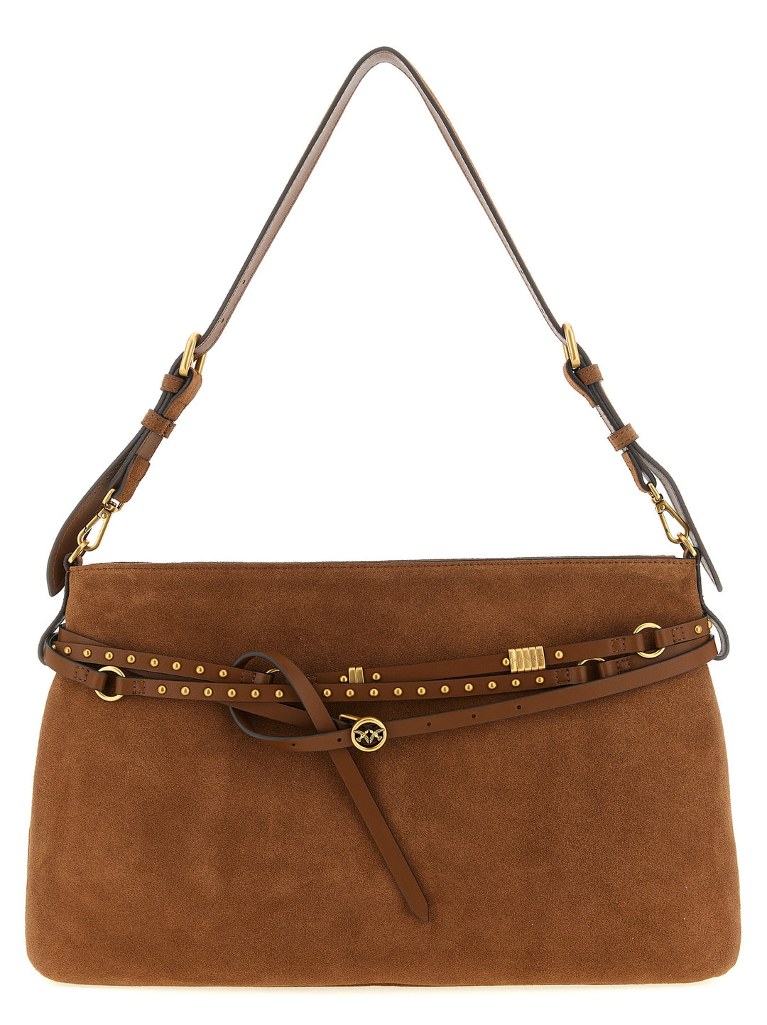 Pinko Belt Shoulder Bags - Brown | dbcdddba0ea60666c558d55e4d03cbe678ac1bba