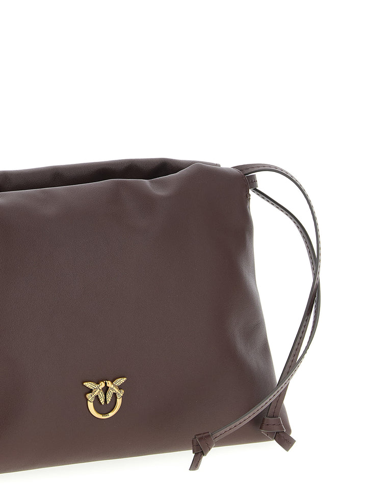 Pinko Mini Leather Clutch - Bordeaux | a62b1317117bc82dc8c8d62d8c58be3d11a6ecc0