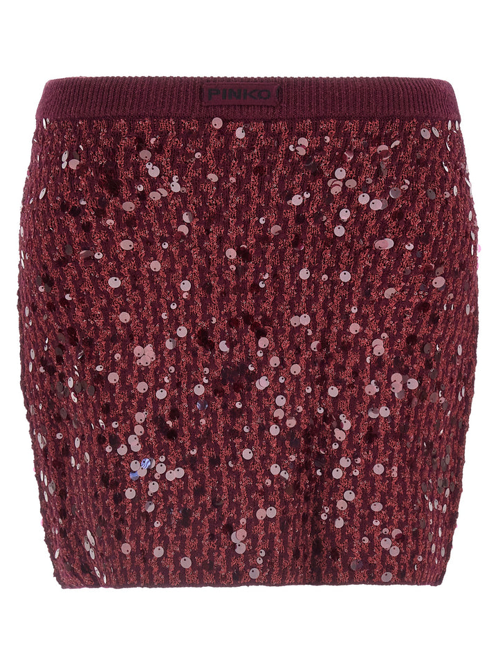 Pinko Gimme Skirts - Bordeaux | 455ed9e0eca46c7cf4c0e7a063519d4ac463c8dd