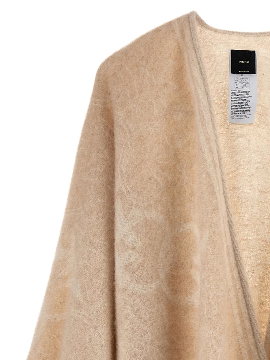 Pinko Hood Croatia Capes - Beige | 06993a961e8cb77e6321d0d8097830cb6fd487a3
