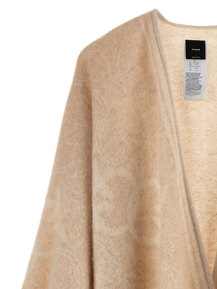 Pinko Hood Croatia Capes - Beige | 06993a961e8cb77e6321d0d8097830cb6fd487a3