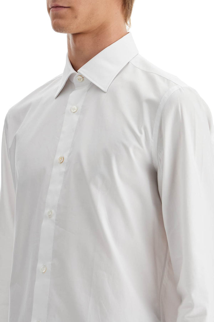 Slim Fit Twill Shirt For Men