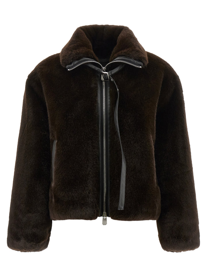 Pinko Estebana Fur - Brown | a20bb220a477e0984e1a113da01db6994fe8d509