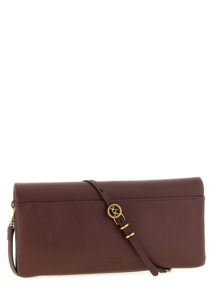 Pinko Love Click Soft Horizontal Clutch - Bordeaux | 2c715abb2f74face62688c8415f62f4e8b16fd3b