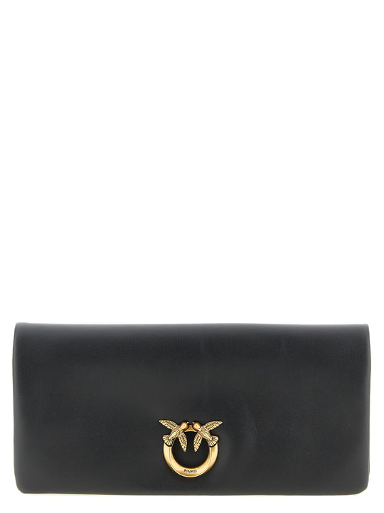 Love Click Soft Horizontal Clutch Black