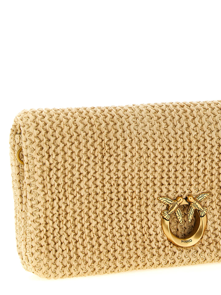 Pinko Love Bag Click Soft Horizontal Clutch - Pink | 2f9f0b36b2737a5c26e4759bd156f32b5ac0983f