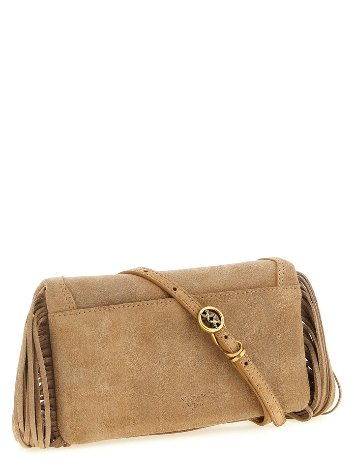 Pinko Love Click Soft Horizontal Clutch - Beige | d0dd391df766c832018f35f6de4b62593cf43297
