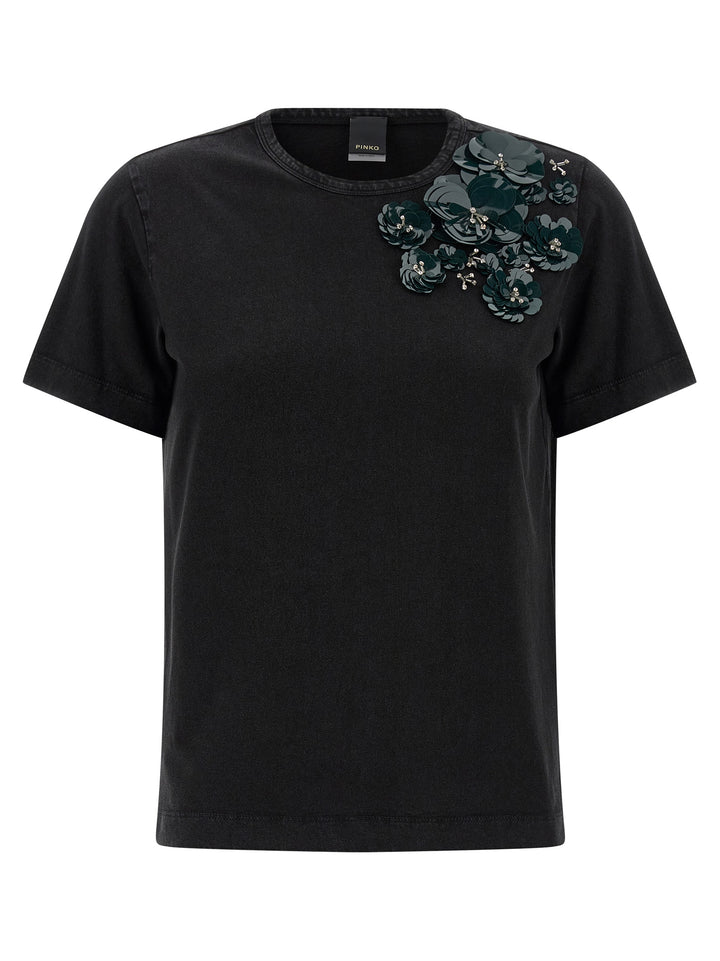 Pinko Dominga T-shirt - Black | c0404bd13038f61548bee2e7f735cec74fd0d41d