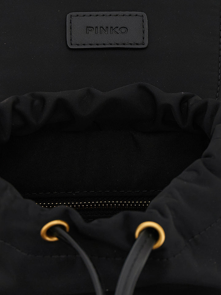 Pinko Mini Backpack Backpacks & Travels - Black | 58fcf63e6c5ddbfc7bf1b8423443d2e266e8d7ff