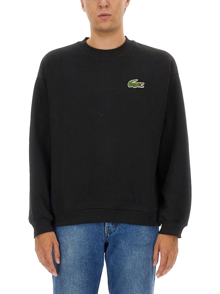 Lacoste Sweatshirts - Black | Wanan Luxury