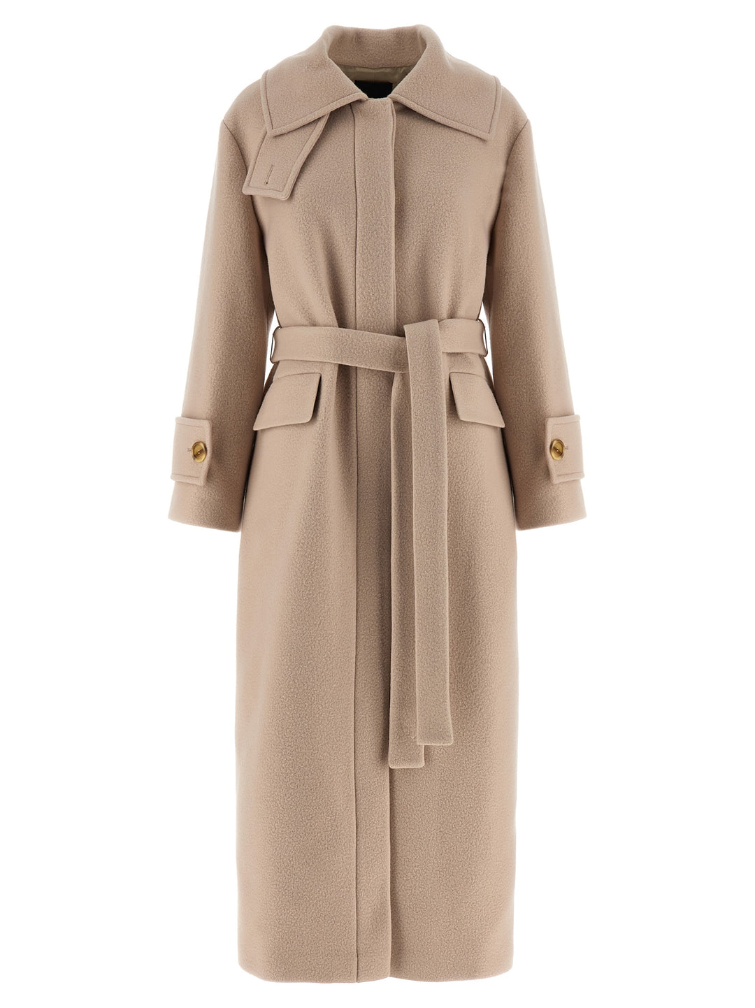 Pinko Paquita Coats and Trench Coats - Beige | 877f86644b1300a99d29482feb2272a4deff4c4b