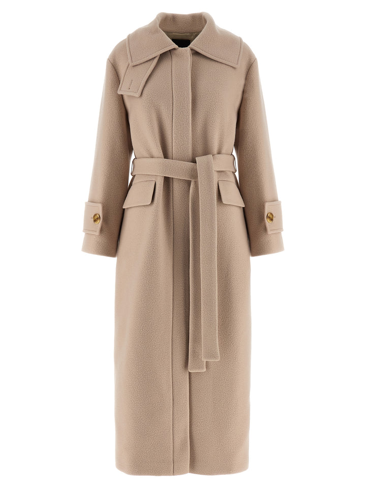 Pinko Paquita Coats and Trench Coats - Beige | 877f86644b1300a99d29482feb2272a4deff4c4b
