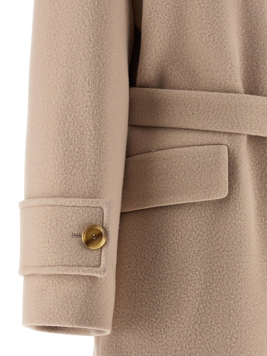 Pinko Paquita Coats and Trench Coats - Beige | 7c9311a3faeef90a774ef71a09b1e9ec047fc023