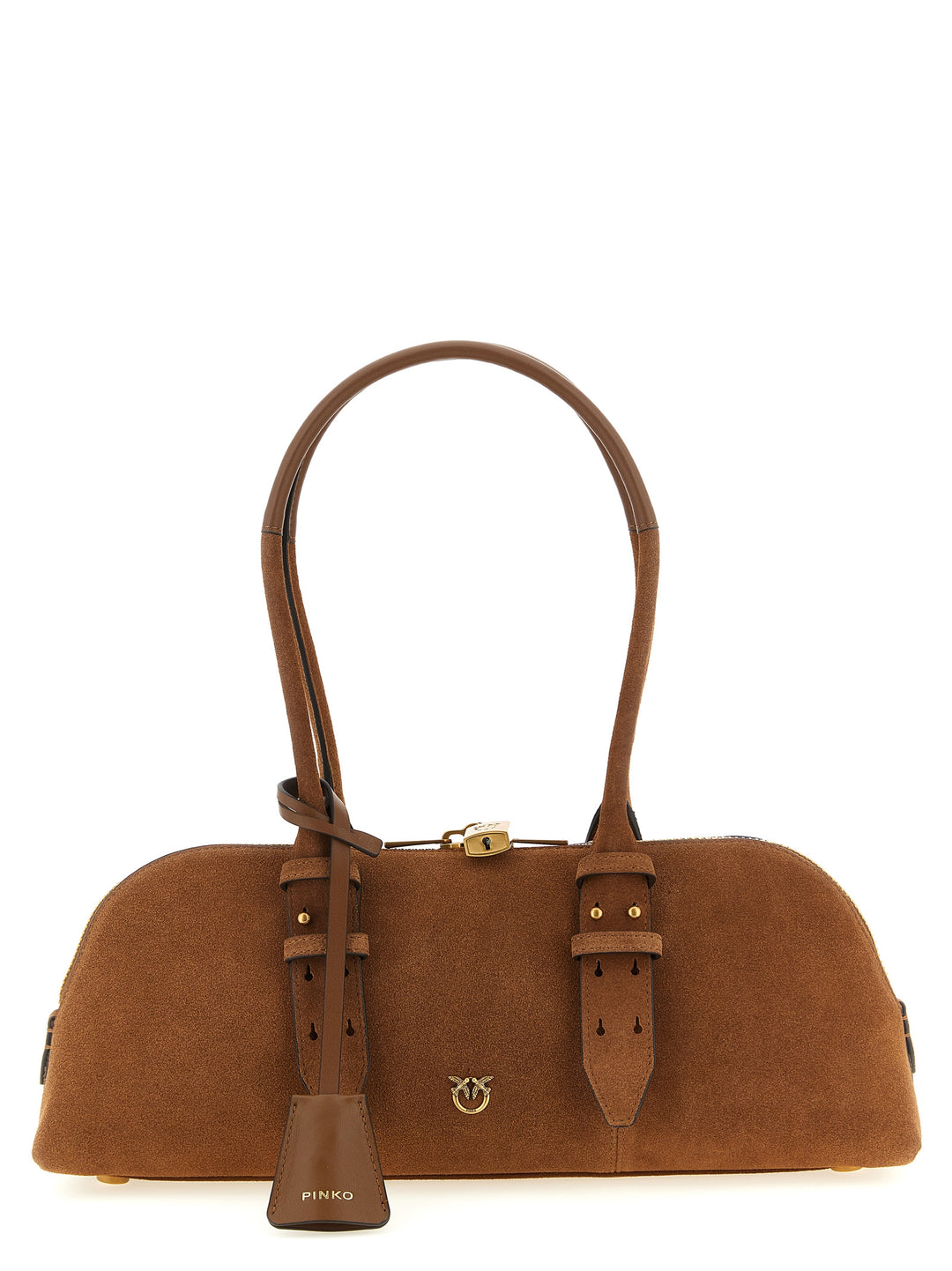 Pinko Bowling Baguette Shoulder Bags - Brown | 16570e6375afef51b386f36f077f78360f953ce3