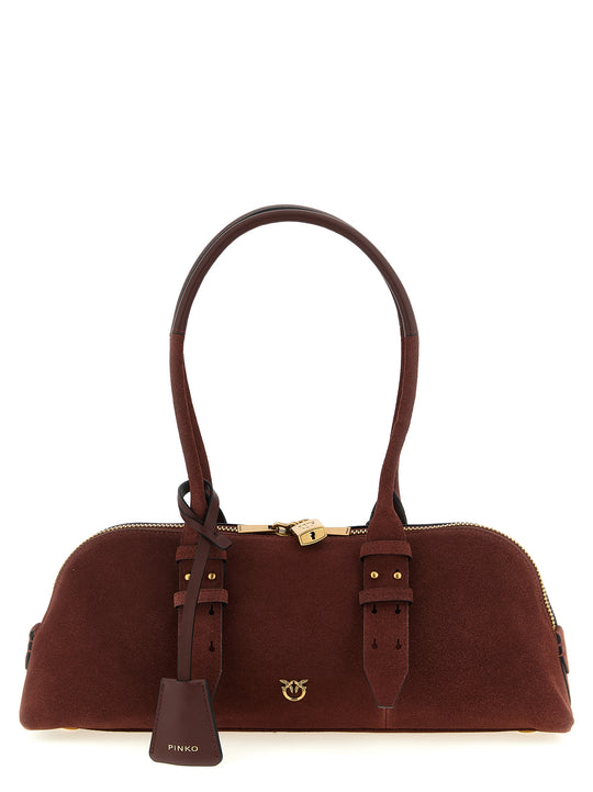 Bowling Baguette Shoulder Bags Bordeaux