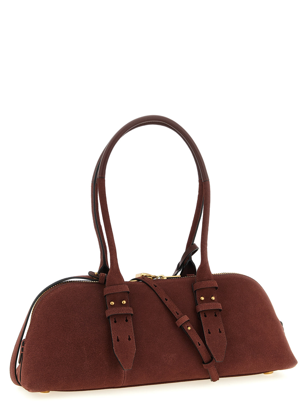 Pinko Bowling Baguette Shoulder Bags - Bordeaux | dd087b617a3467966318bec82d0ee36197f704de