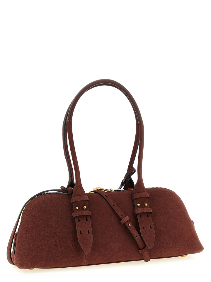 Pinko Bowling Baguette Shoulder Bags - Bordeaux | dd087b617a3467966318bec82d0ee36197f704de