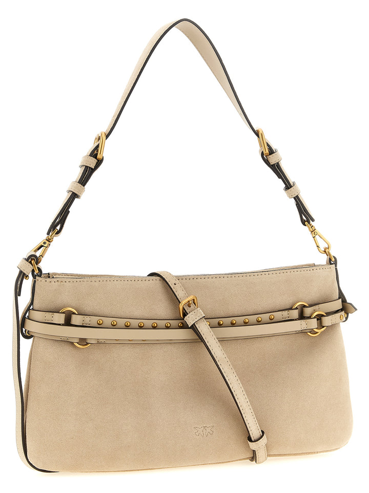 Pinko Belt Shoulder Bags - Beige | 66d8b7b21713410b6f76ea96a9ec1ace73e15159