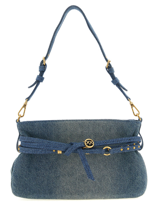 Belt Mini Shoulder Bags Blue