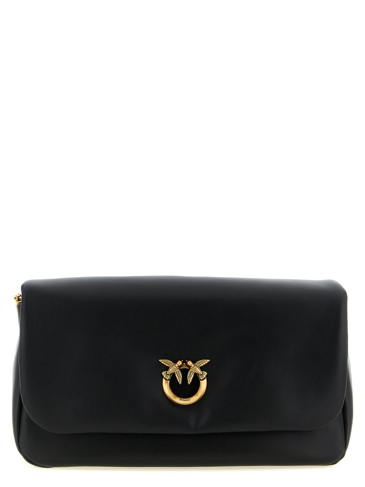 Pinko Click Soft Classic Crossbody Bags - Black | 23ae3ddc53c319c3fc8c4e22a3f17554bacb9f05