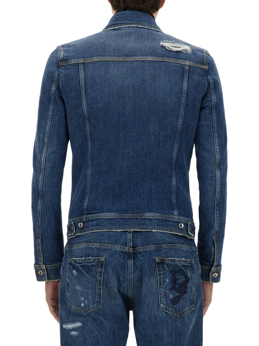 Dolce & Gabbana Jackets - Blue | Wanan Luxury