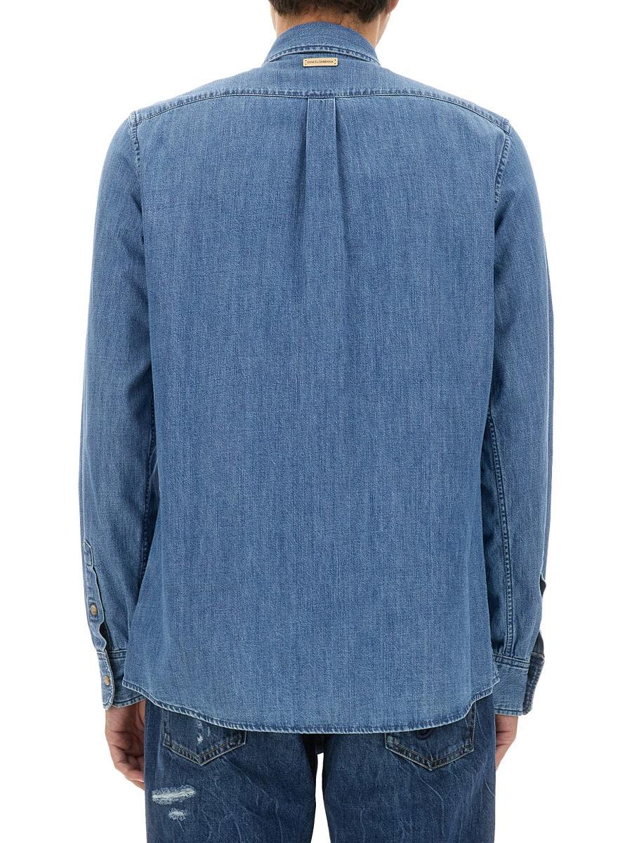 Dolce & Gabbana Shirts - Blue | Wanan Luxury