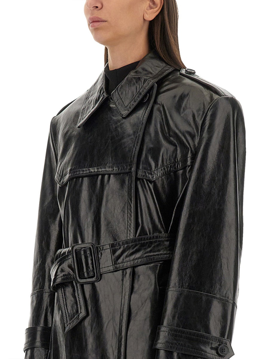 Sportmax Leather Jackets - Black | 4ff69b2a6de99f8c48f0facc42643c1de062291b