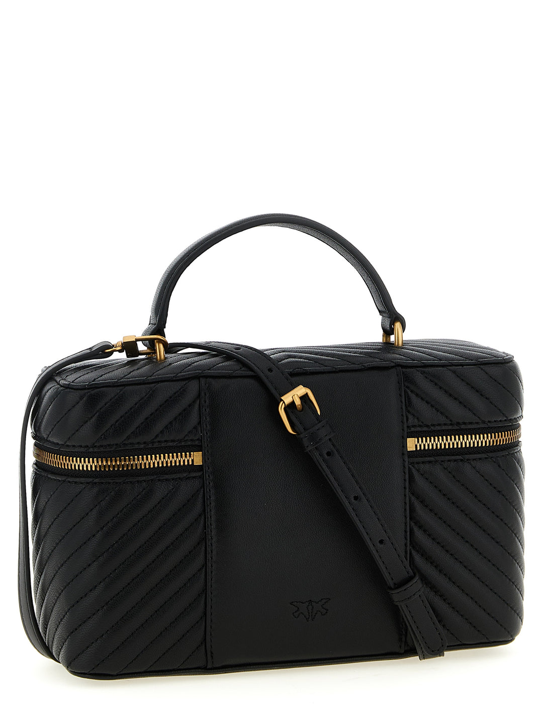 Pinko Vanity Case Classic Hand Bags - Black | e436d6bb2d7a87f6e2b45c29f430de546f3e9900