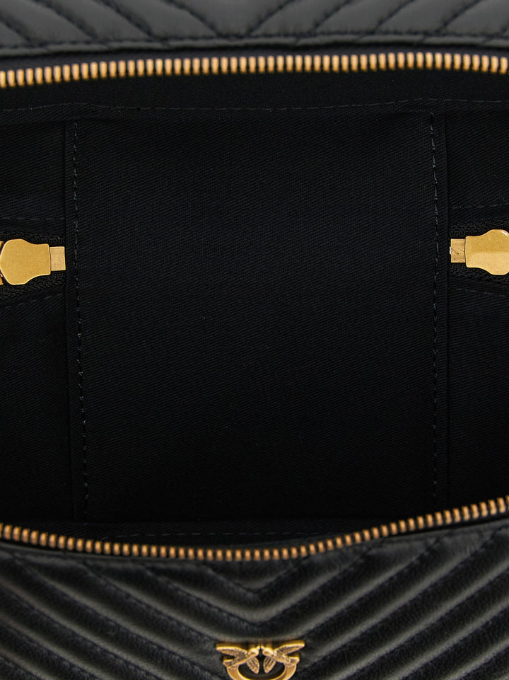 Pinko Vanity Soft Mini Hand Bags - Black | 8ead16c7e4c0411a35898323b617c7bb88802796