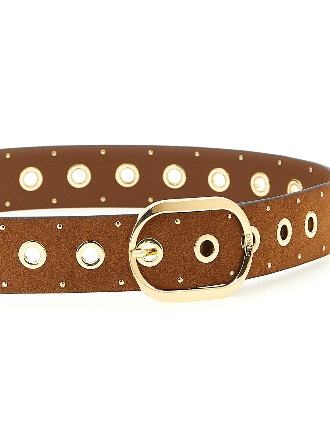 Pinko Studded Belt Belts - Brown | 1339ea74cc95b97337d8153cf95ff1f5d9d3dad6