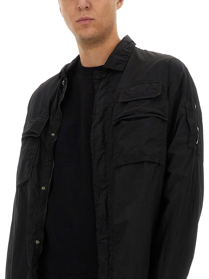 C.P. Company Shirts - Black | Wanan Luxury