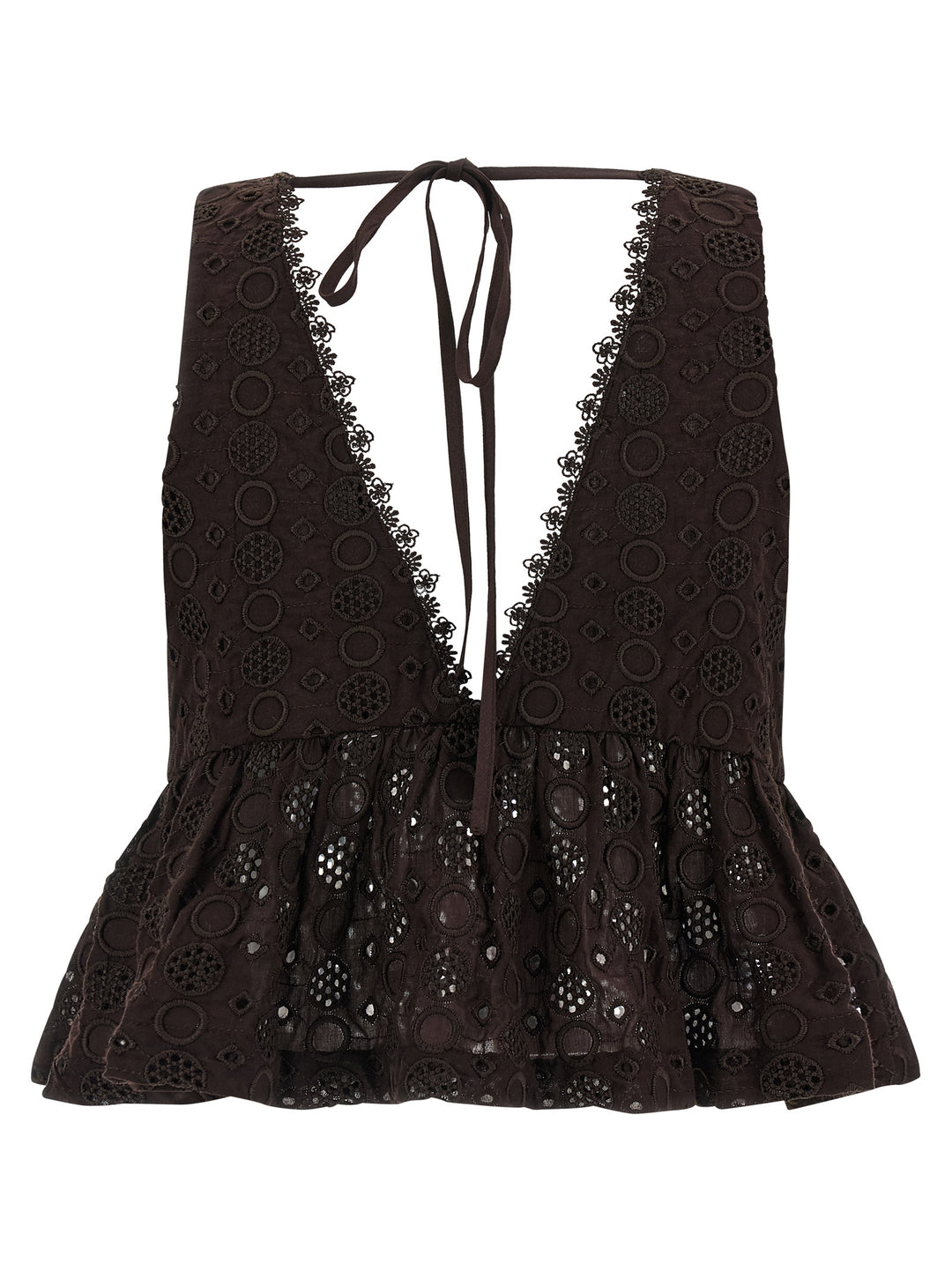 Pinko Kiersten Tops - Brown | dd3b2020678cef92ed4668b8dfa4ae4c902e91c6