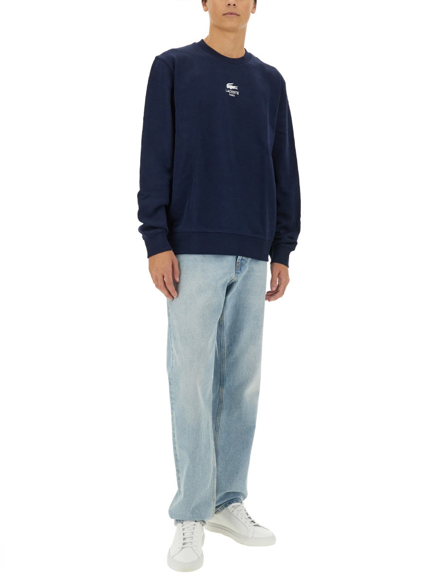 Lacoste Sweatshirts - Blue | Wanan Luxury