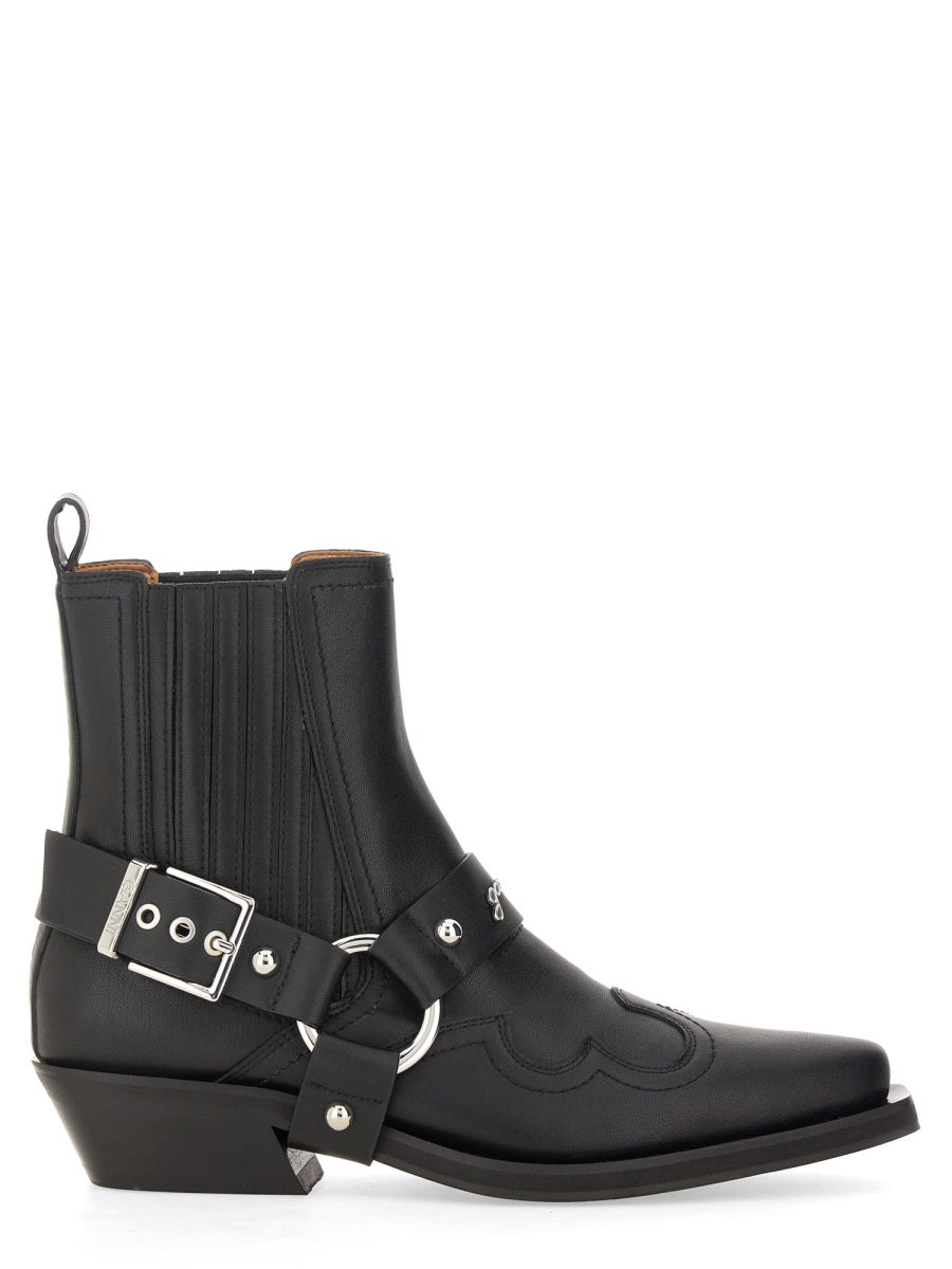 Ganni Boots - Black | Wanan Luxury