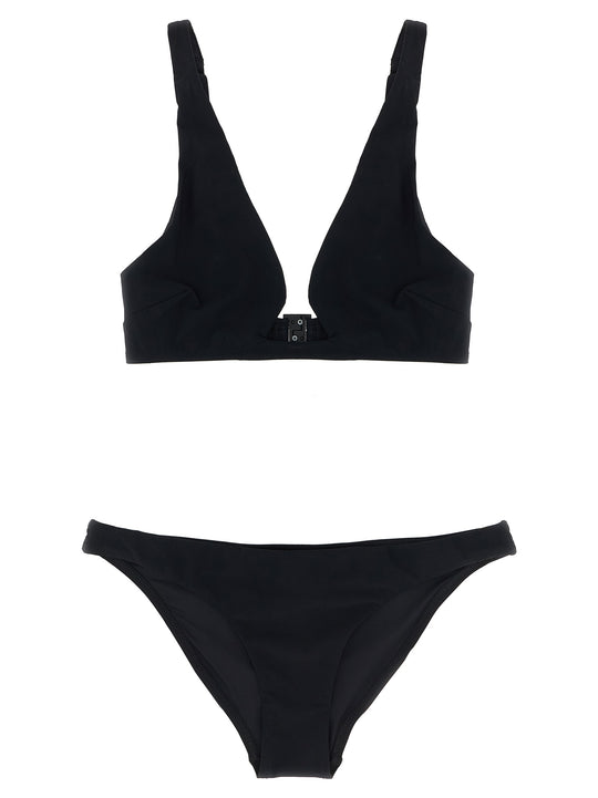 Rhiannon Fire Beachwear Black
