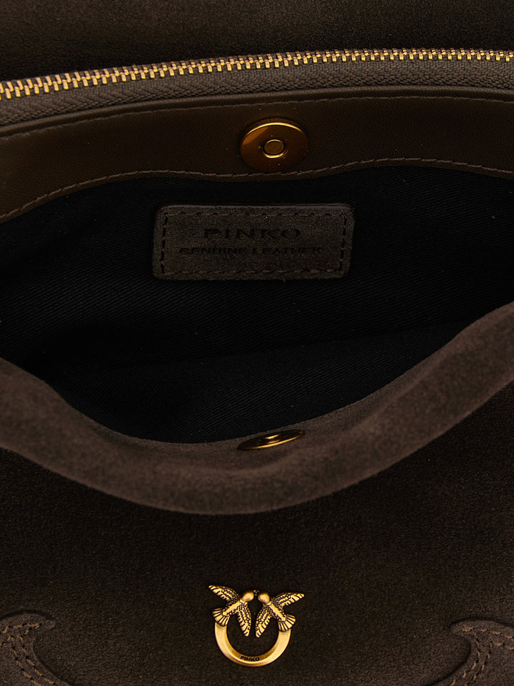 Pinko One, Two, Three Crossbody Bags - Brown | fda4cc4e7ec4cfc4fc3491a9e1a20afb291825e8